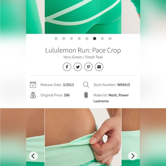 Lululemon size small bundle cropped leggings size 4! - Picture 12 of 16